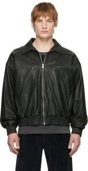 Enfants Riches Deprimes | Green Painter's Wives Library Leather Jacket,商家Ssense US,价格¥33438