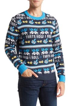 推荐That's How I Roll Fair Isle Hanukkah Sweater商品