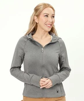 Spyder | Hayer Full Zip Hoodie Heather Grey 2.5折×额外9.5折, 包邮包税, 独家减免邮费, 额外九五折