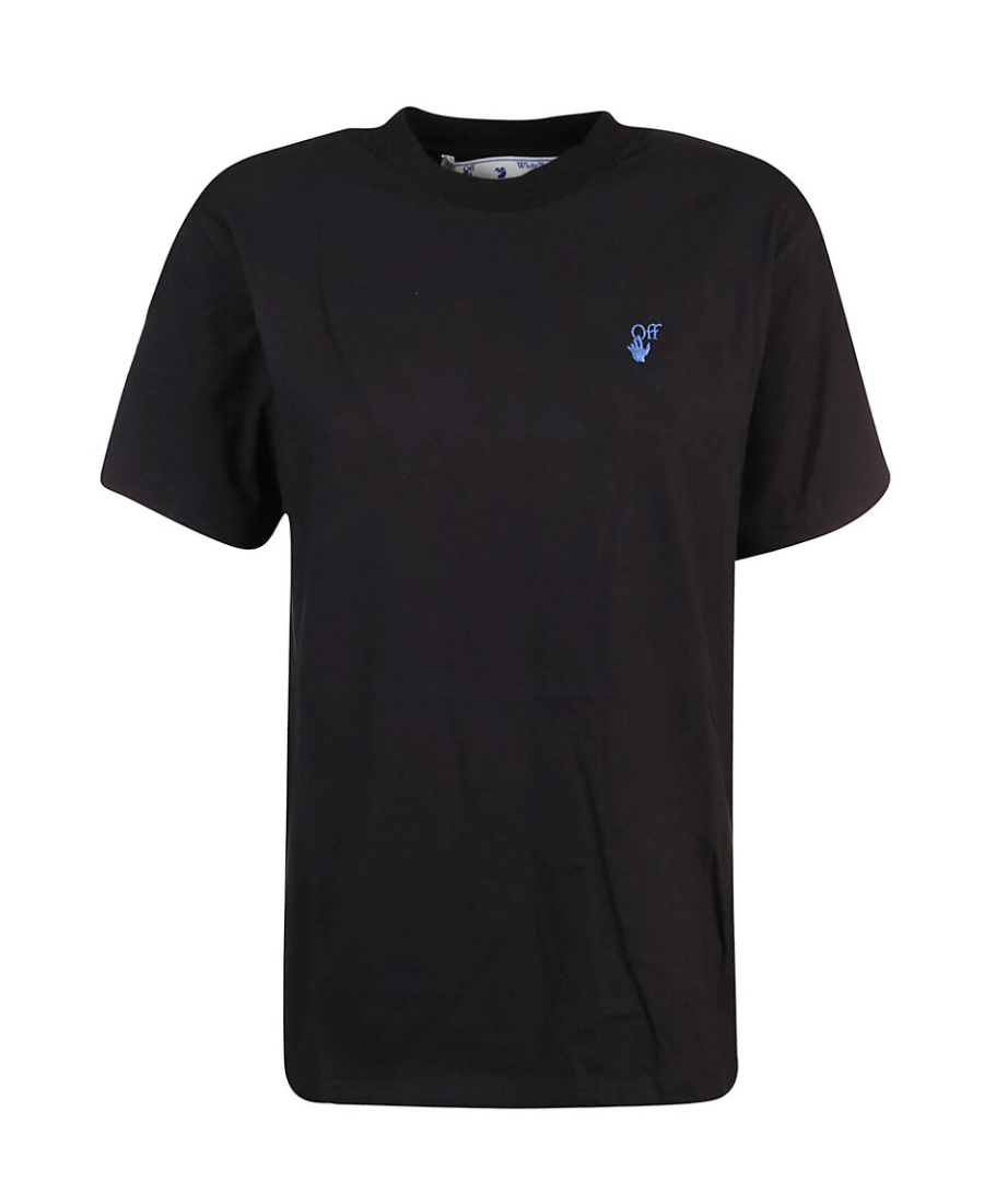 推荐 男士黑色棉质油画印花短袖T恤OWAA049S20JER006-1045（澳门仓发货）商品
