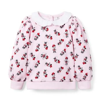 Janie and Jack | Printed Minnie Mouse Sweatshirt (Toddler/Little Kids/Big Kids) 8.6折