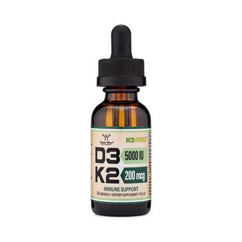 商品Double Wood Supplements | Vitamin D3 + K2 Liquid - 5000 IU D3, 200 mcg K2 / mL, 30 servings,商家Macy's,价格¥142图片