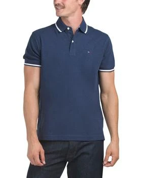 Tommy Hilfiger | Relaxed Fit Heathered Tipped Short Sleeve Polo,商家TJMaxx,价格¥152