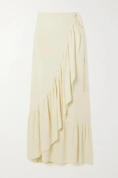 ERES | Julia 荷叶边弹力斜纹布沙滩巾,商家NET-A-PORTER,价格¥2898
