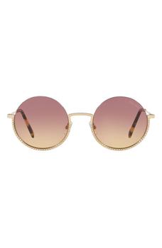 商品Miu Miu | 55mm Round Sunglasses,商家Nordstrom Rack,价格¥859图片