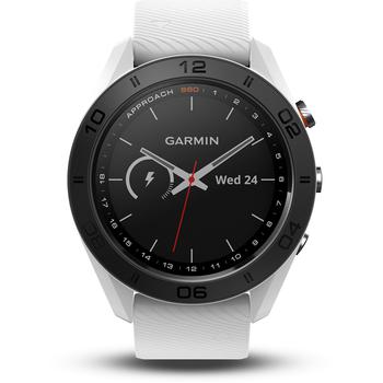 Garmin | Unisex Approach S60 White Silicone Strap Touchscreen Smart Watch 46mm商品图片,