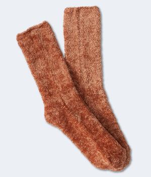 商品Aeropostale Women's Fuzzy Chenille Crew Socks图片