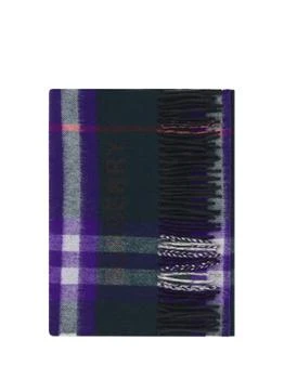 Burberry | Burberry Two-Toned Checkered Fringed Scarf 7.1折