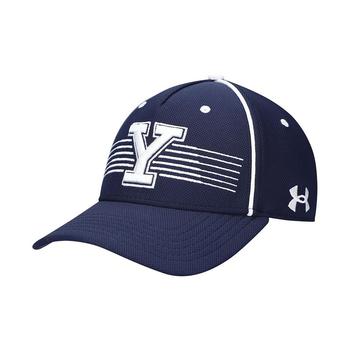 Under Armour | Men's Navy Yale Bulldogs Iso-Chill Blitzing Accent Adjustable Hat商品图片,