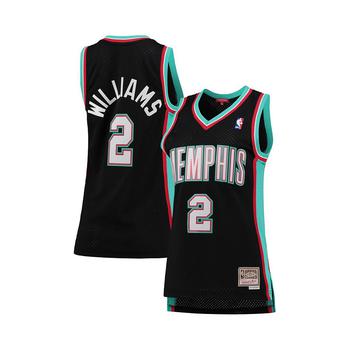 Mitchell and Ness | Women's Jason Williams Black Memphis Grizzlies Hardwood Classics Swingman Jersey商品图片,