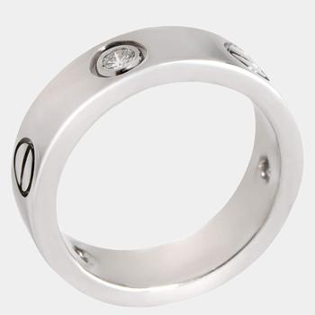 推荐Cartier Love Diamond Ring in 18k White Gold 0.22 CTW商品