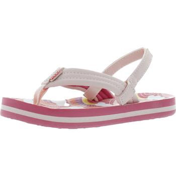 推荐Reef Girls Ankle Strap Thong Slingback Sandals商品