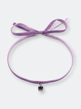 商品Velvet Choker w/ Crystal Lavender/Tanzanite (Purple)图片