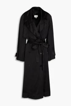 Loulou Studio | Belted satin trench coat,商家THE OUTNET US,价格¥1850