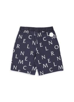 推荐Moncler Enfant Allover Logo Printed Shorts商品