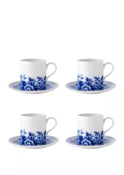 商品Vista Alegre | Set of 4 Blue Ming - Tea Cup And Saucer,商家Belk,价格¥1860图片
