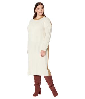 Madewell | Plus (Re)sourced Ribbed Midi Sweater Dress商品图片,