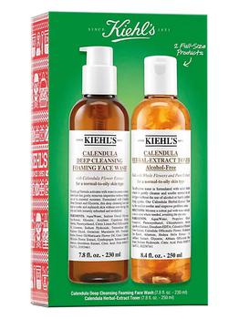 商品Kiehl's | Cleanse & Soothe Calendula 2-Piece Cleanser & Toner Set,商家Saks Fifth Avenue,价格¥320图片
