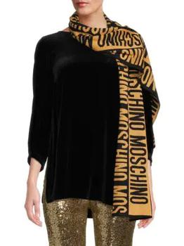 Moschino | ​Cold Weather Logo Scarf商品图片,6.4折×额外7.5折, 额外七五折