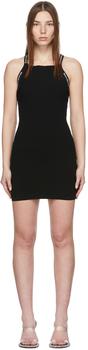 亚历山大王 连衣裙, Alexander Wang | 黑色 Bodycon Logo 连衣裙商品图片 
