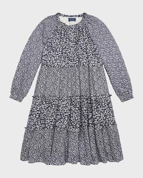 推荐Girl's Mixed Floral-Print Dress, Size 4-6X商品