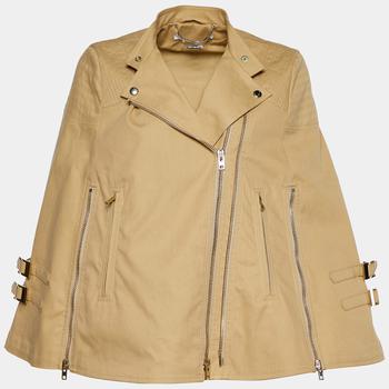 推荐Givenchy Beige Cotton Zip Detail Bike Cape M商品