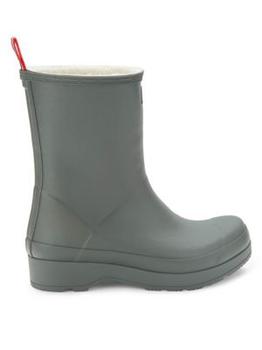 商品Hunter | Faux Shearling Lined Rain Boots,商家Saks OFF 5TH,价格¥605图片