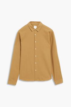 Sandro | Brushed cotton-twill shirt商品图片,3折×额外7.5折, 额外七五折