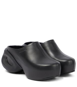 纪梵希鞋板鞋, Givenchy | G皮革木底鞋商品图片 