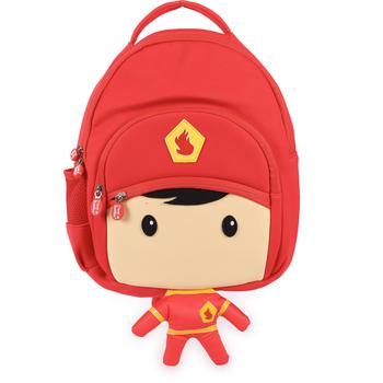 商品Firefighter backpack with wristlet purse in red图片