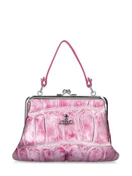 Vivienne Westwood | Granny Frame Leather Top Handle Bag 
