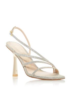 stuart weitzman凉鞋推荐, Stuart Weitzman | Women's Melodi Glitter High Heel Sandals商品图片 6折, 独家减免邮费