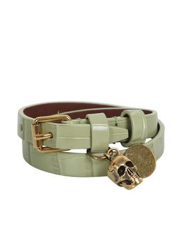Alexander McQueen Skull Charm Wrap Bracelet product img