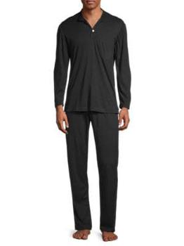 Kiton | Cotton & Cashmere Pajama Set商品图片,3.9折, 满$150享7.5折, 满折