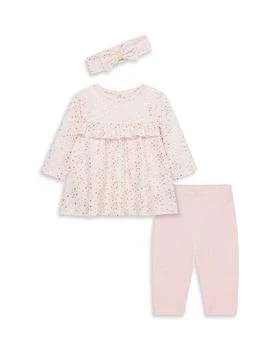 Little Me | Girls' Heart Shine Cotton Headband, Tunic, & Leggings Set - Baby,商家Bloomingdale's,价格¥155