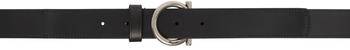 菲拉格慕皮带男, Salvatore Ferragamo | Black Gancini Belt商品图片 额外8.5折, 额外八五折