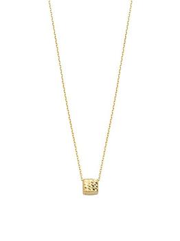 商品Oradina | 14K Yellow Gold Cubism Pendant Necklace,商家Saks Fifth Avenue,价格¥1334图片