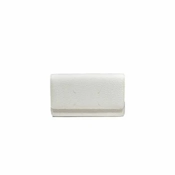 MAISON MARGIELA | MAISON MARGIELA White grained leather shoulder wallet purse Maison Margiela 6.6折