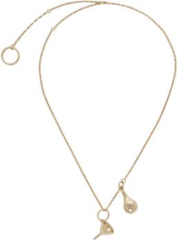 lamaire, Lemaire | Gold Perfume Bottle Pendant Necklace商品图片 