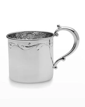 Empire Silver | Floral Design Heavy Gauge Baby Cup,商家Neiman Marcus,价格¥3238