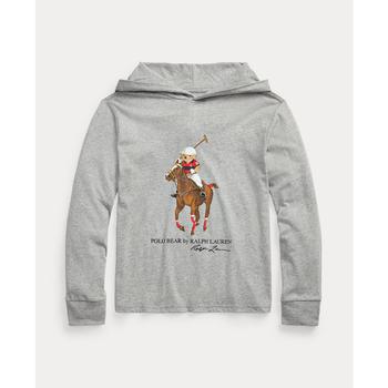 ralph lauren bear推荐, Ralph Lauren | Big Boys Polo Bear Jersey Hooded T-shirt商品图片 