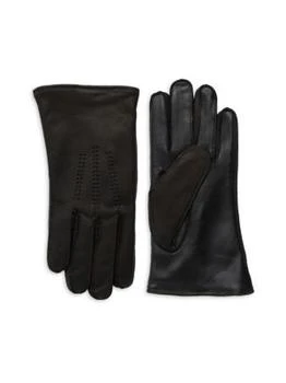 推荐Wrangell Faux Fur-Lined Leather Tech Gloves商品