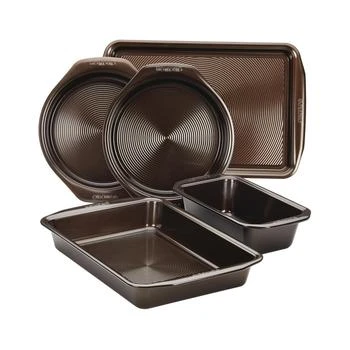 Circulon | Symmetry Nonstick Chocolate Brown 5-Pc. Bakeware Set,商家Macy's,价格¥372