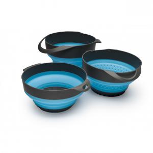 商品Sol | AMK - SOL Flat Pack Bowls And Strainer Set,商家New England Outdoors,价格¥173图片
