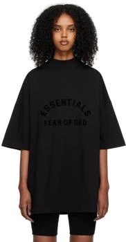 Essentials | Black Bonded T-Shirt,商家Ssense US,价格¥251
