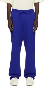 Y-3 | Blue Printed Sweatpants 3.8折, 独家减免邮费