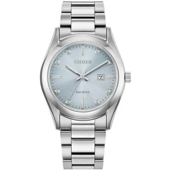 Citizen | Eco-Drive Women's Sport Luxury Diamond Accent Stainless Steel Bracelet Watch 33mm,商家Macy's,价格¥3368