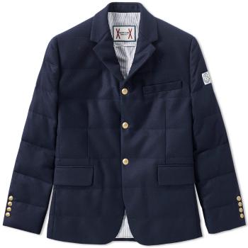 商品Moncler | MONCLER 男士藏蓝色羊毛方形绗缝西装羽绒上衣 3007903-10096-778,商家Beyond Chinalux,价格¥8861图片