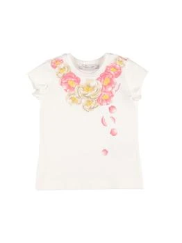 推荐Flower Print Cotton Jersey T-shirt商品