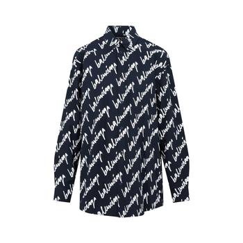巴黎世家衬衫海淘, Balenciaga | Balenciaga Scribble Large Fit Shirt商品图片 6.7折